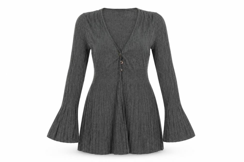 Front view of Planet women’s grey mini, size S