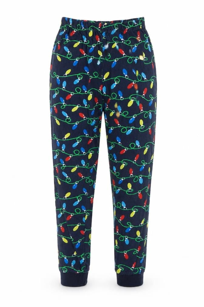Front view of Preworn girls’ multicoloured pyjama pants, size 8-9, years