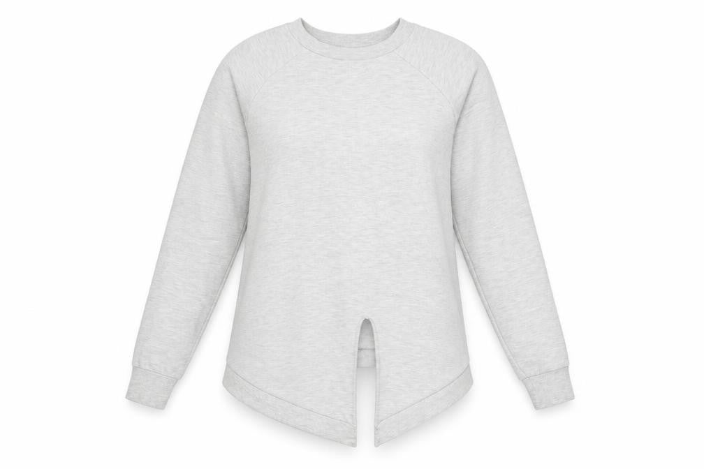 Front view of Next women’s white jumper, size UK 8