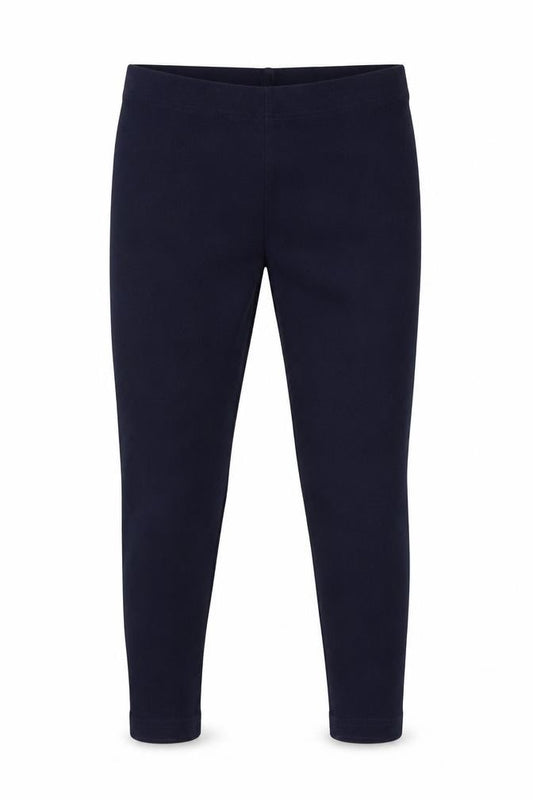 Front view of Next girls’ blue jogger trousers, size 11, years - legggins