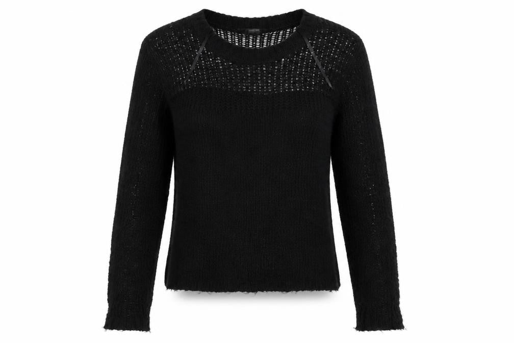 Front view of Bikbok women’s black jumper, size S