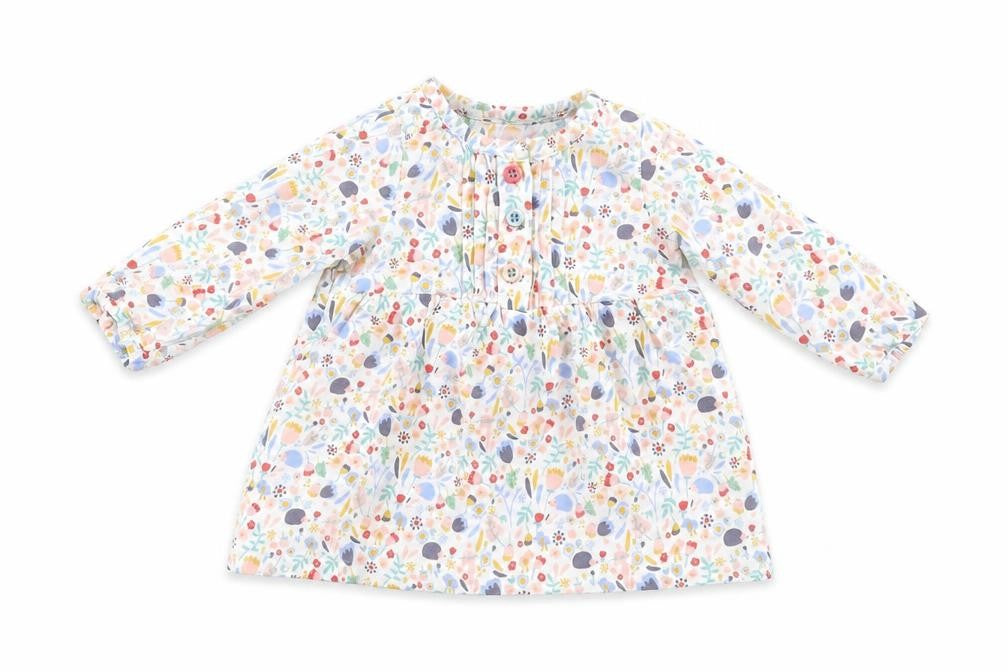 Marks and Spencer Girls White Floral  A-Line  Size 3-6 Months