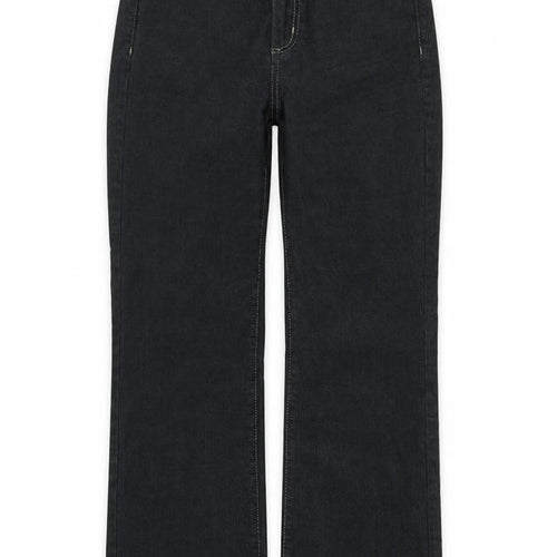 M&S Womens Black   Trousers  Size 10 L26 in