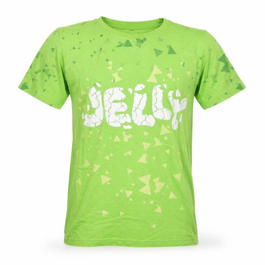 Front view of Preworn men’s green t-shirt, size S