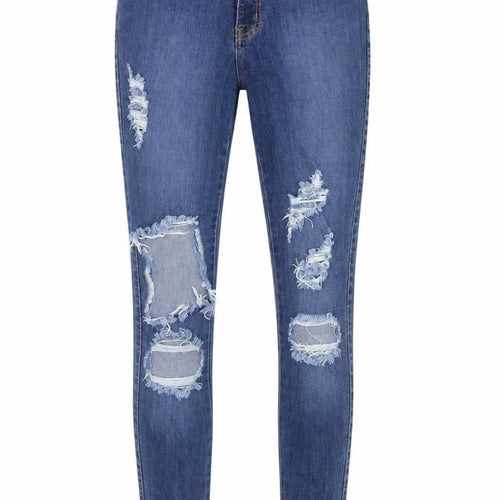 Fashion Nova Womens Blue  Denim Skinny Jeans Size 28 in L29 in