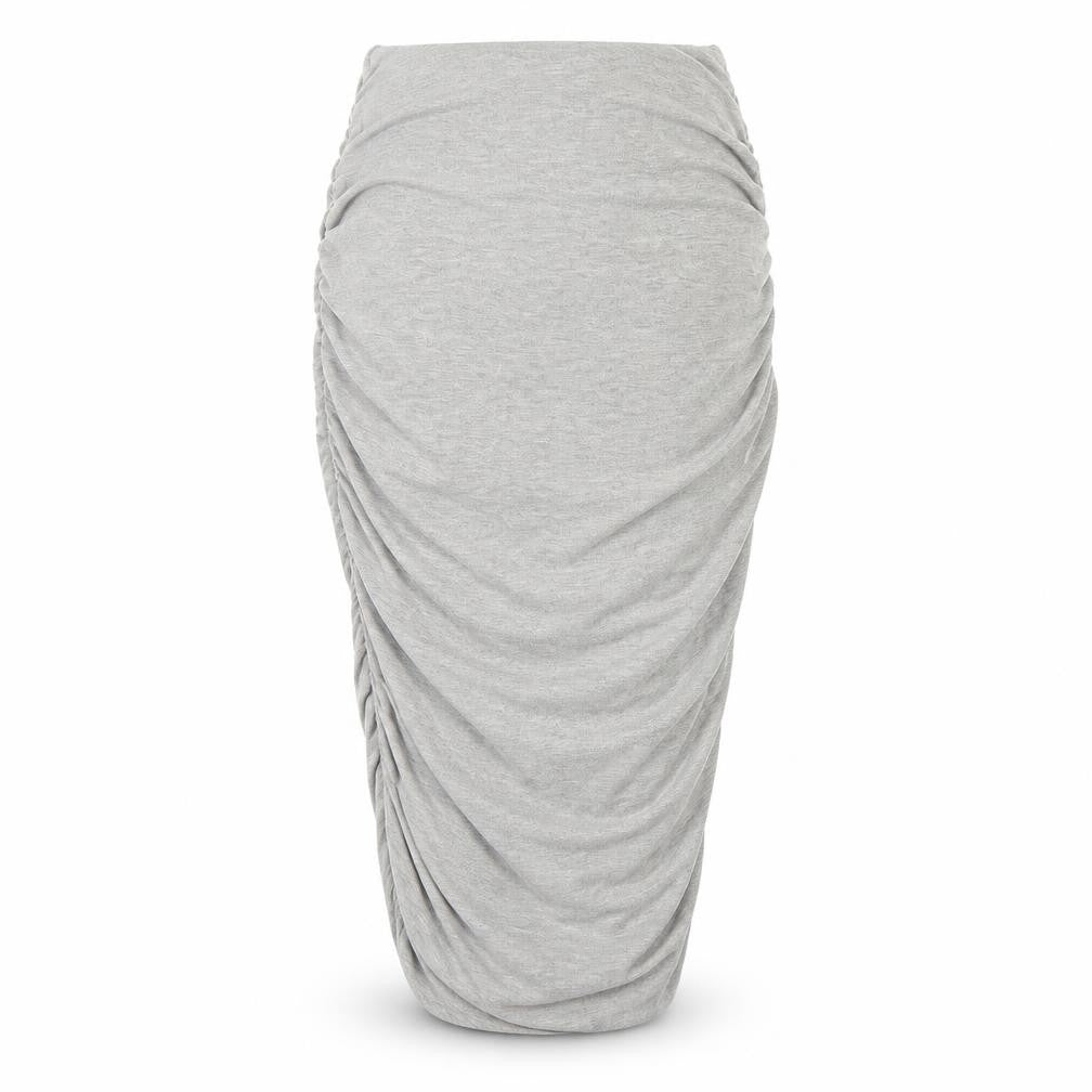 Preworn Womens Grey   Straight & Pencil Skirt Size 26 in