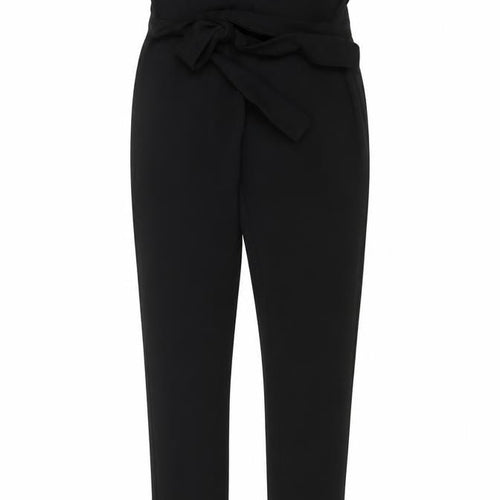 Boohoo Womens Black   Carrot Trousers Size 6 L24 in