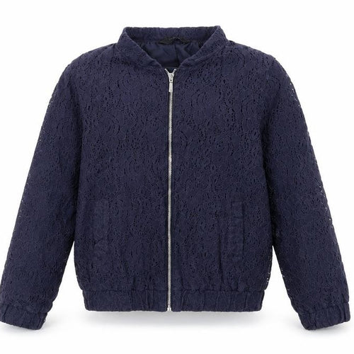 George Girls Blue Floral  Jacket  Size 9-10 Years