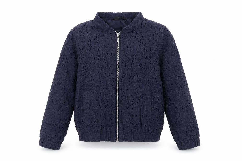 George Girls Blue Floral  Jacket  Size 9-10 Years