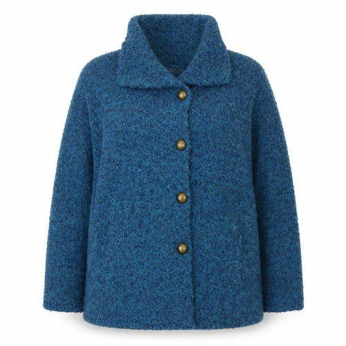CasualComfort Womens Blue   Overcoat Coat Size 16