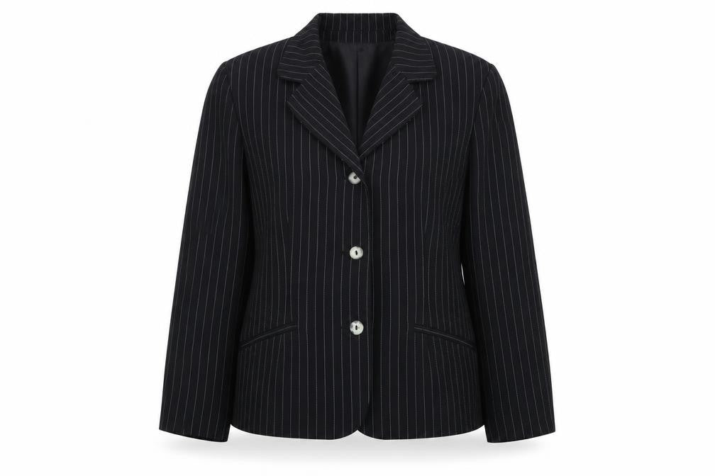 Front view of Mackays Blue Jacket, size 12