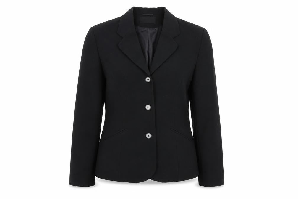 Front view of Mackays Black Jacket, size 12