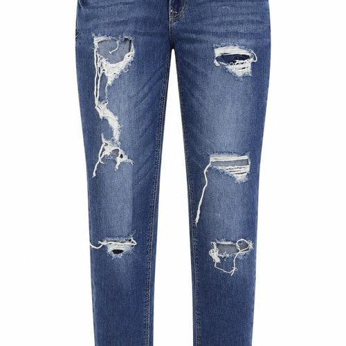 Denim & Co. Womens Blue   Skinny Jeans Size 8 L29 in