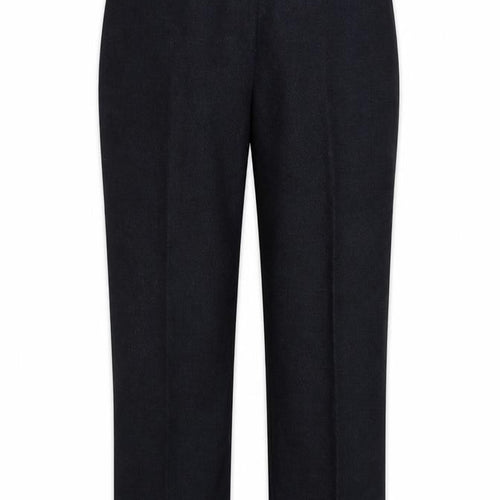 CC Petite Womens Blue Herringbone  Trousers  Size 12 L25 in