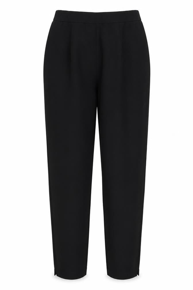 Preworn Womens Black   Trousers  Size 12 L27 in