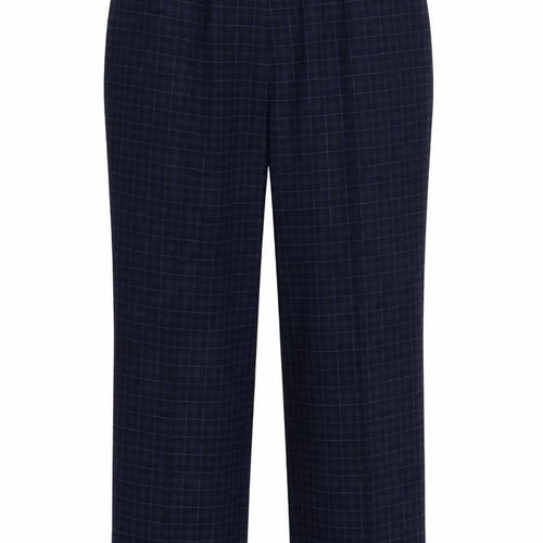 Preworn Womens Blue Check  Trousers  Size 14 L27 in