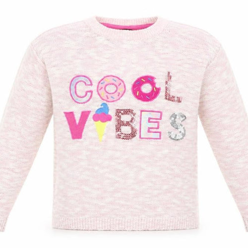 George Girls Pink   Pullover Jumper Size 12 Years  - Sequin detail