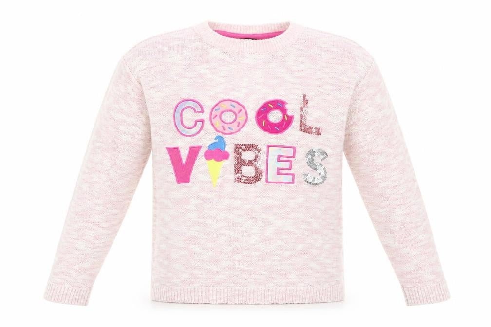 George Girls Pink   Pullover Jumper Size 12 Years  - Sequin detail