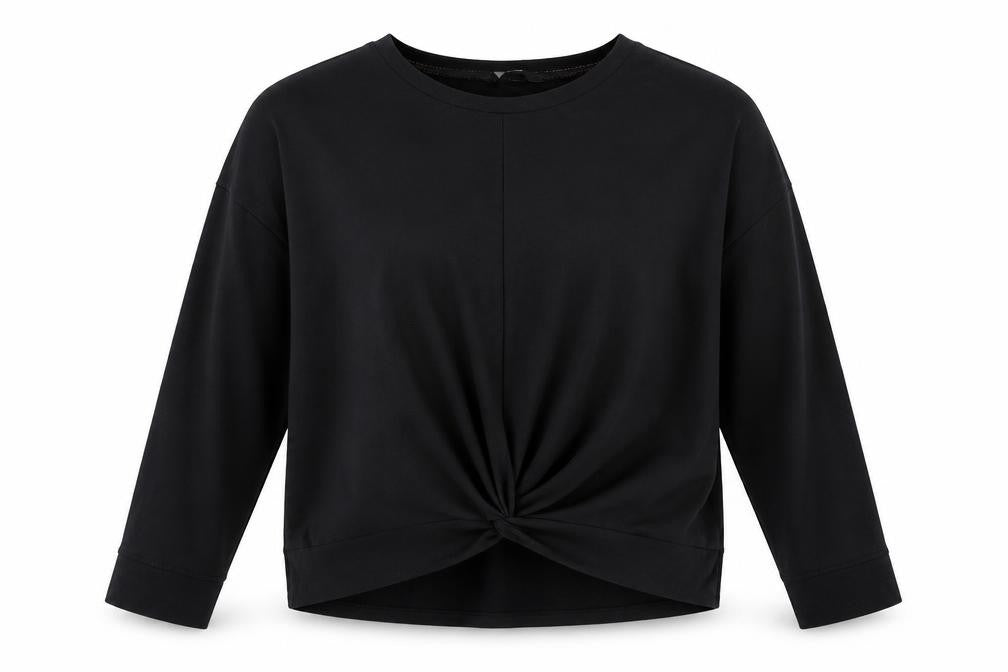 Front view of George men’s black jumper, size L
