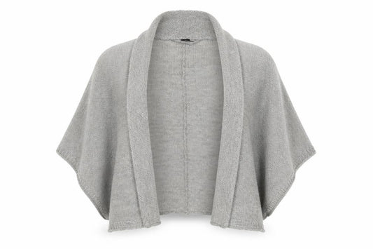 Front view of Marks & Spencer women’s silver shawl/wrap