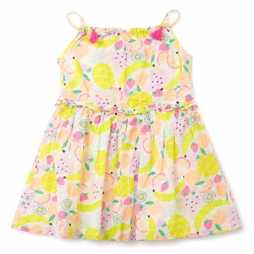 Hullabaloo Girls White Floral  Fit & Flare  Size 9 Years