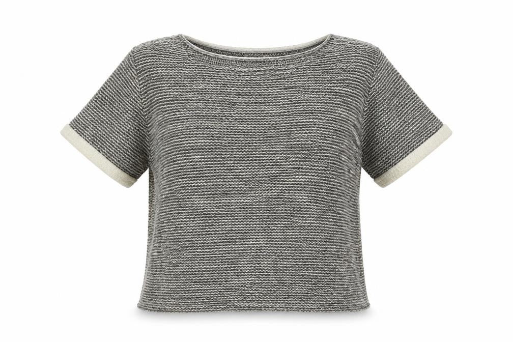 Front view of Zara women’s ivory jumper, size M, - sparkle detail