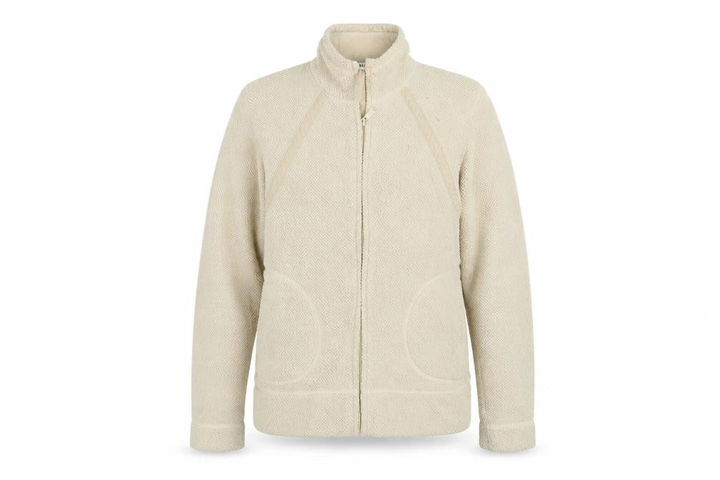 Front view of George women’s ivory full zip jumper, size UK 12