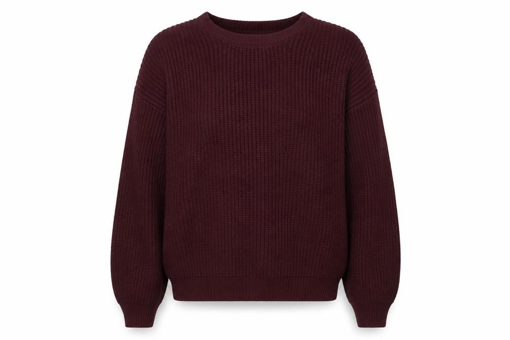 Front view of New Look women’s purple jumper, size S