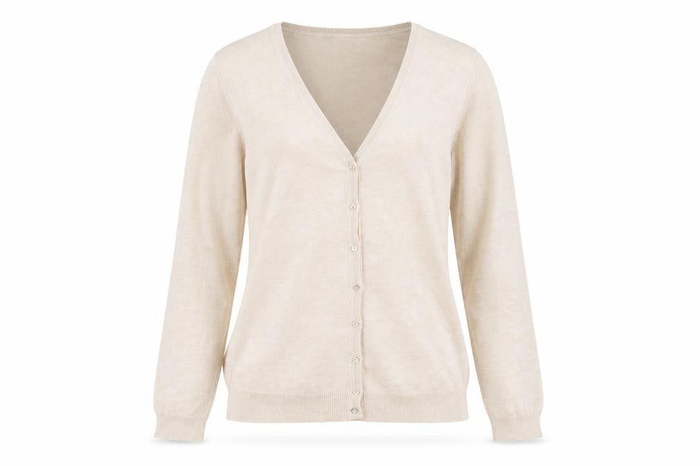 encuentro Womens Beige   Cardigan Jumper Size S
