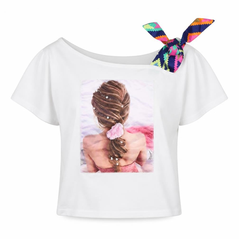 SHEIN Shien Womens White   Basic T-Shirt Size S