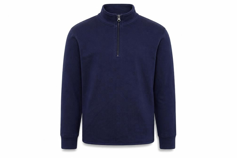Front view of Gap boys’ blue pullover hoodie, size XL
