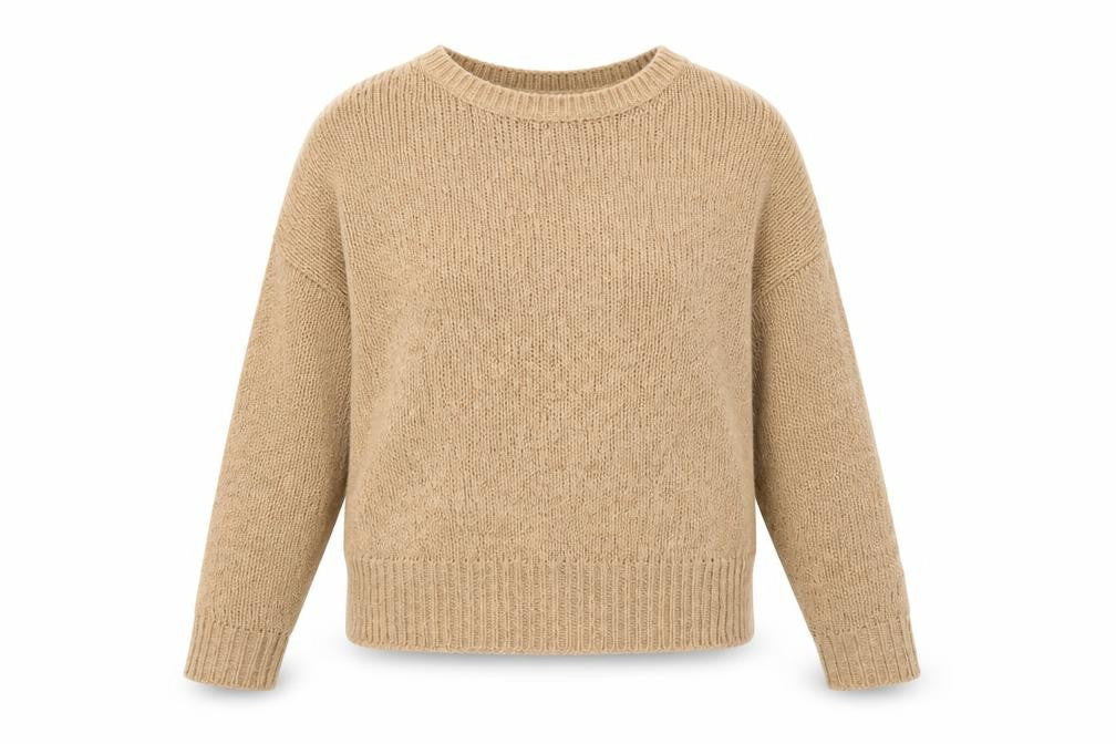 Front view of New Look women’s beige jumper, size S