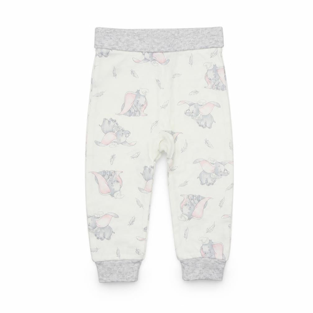 Disney Girls Beige Geometric  Jogger Leggings Size 6-9 Months  - Elastic Waist Band