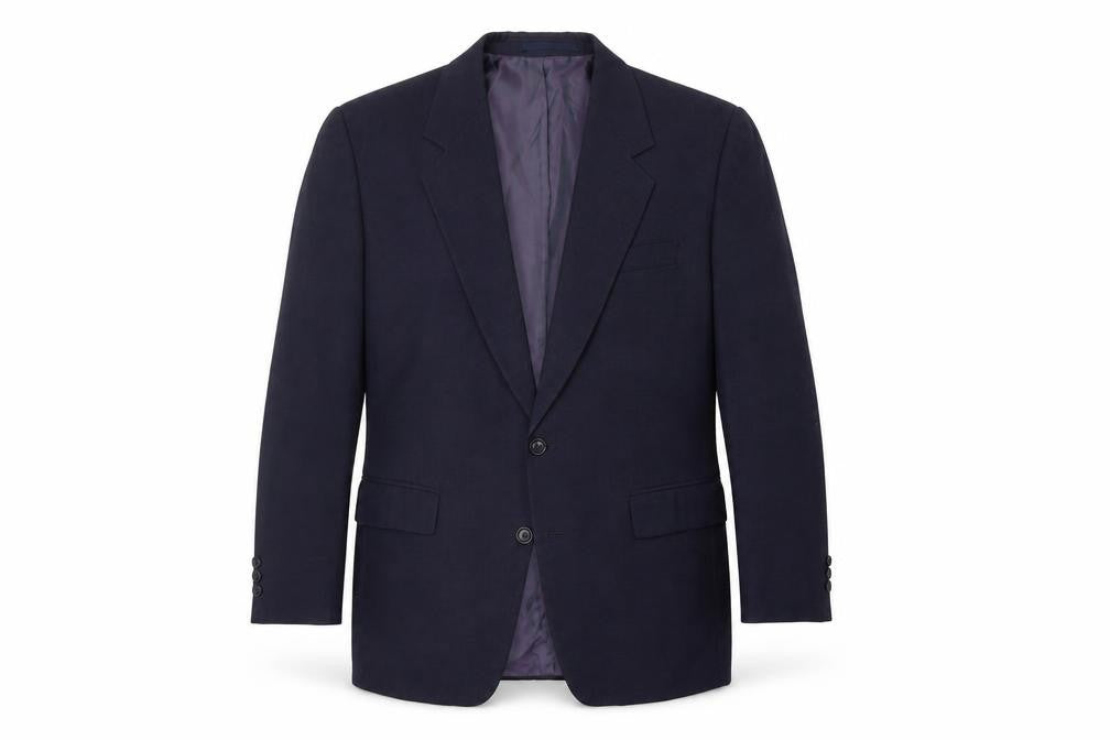 George Arthur Dunn Mens Blue   Jacket Suit Jacket Size 40  - washable mark