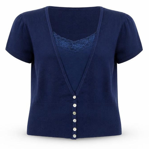 Papaya Womens Blue   Cardigan Jumper Size 14