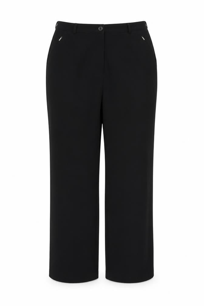 Ambience Womens Black   Trousers  Size 16 L28 in