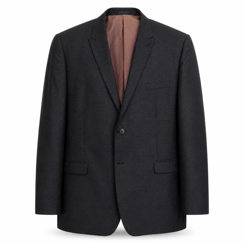 Front view of Fellini men’s blue jacket suit jacket, size 40