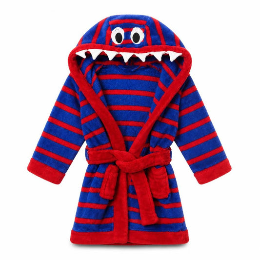 Front view of Miniclub Baby Red Striped Babydoll Gown, size 6-9, Months