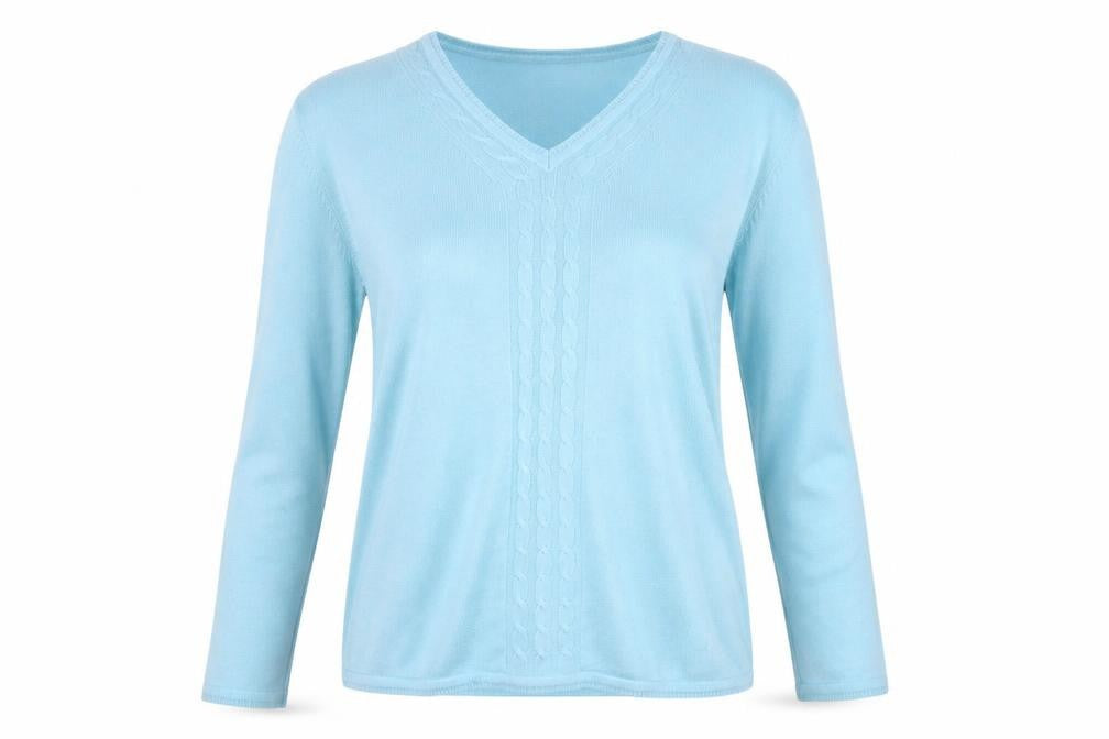 Bonmarché Womens Blue Pullover Jumper Size S