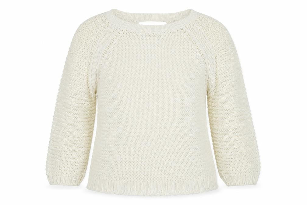 Front view of New Look women’s white jumper, size S