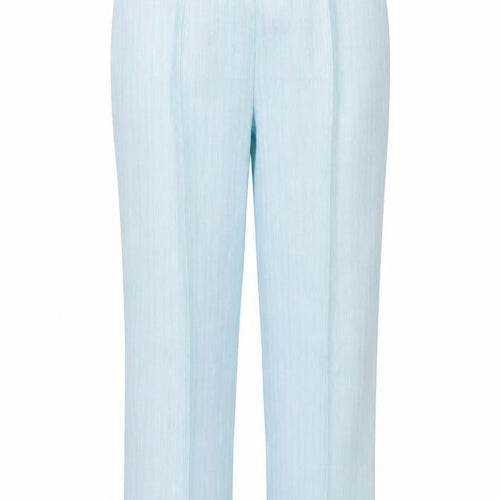 BM Collection Womens Blue   Capri Trousers Size 16 L27 in