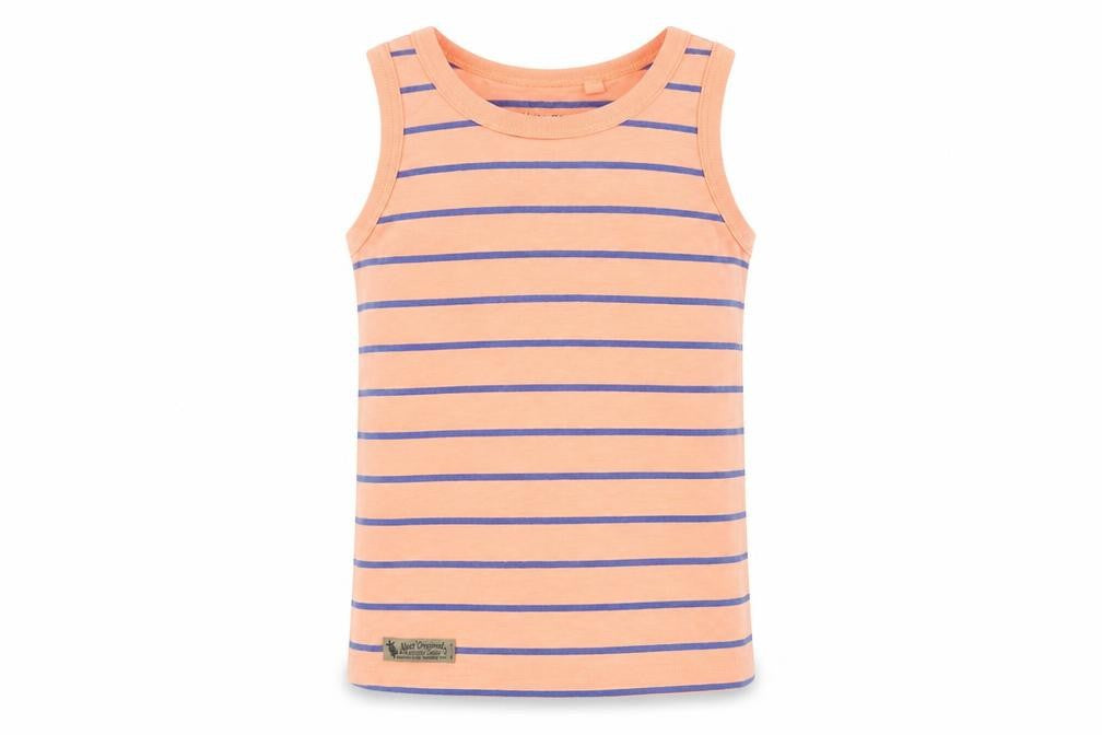 Next Boys Orange Striped  Basic Tank Size 5 Years