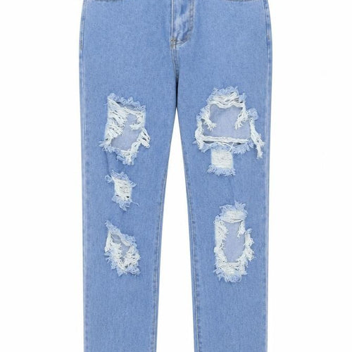 SheIn Womens Blue  Denim Straight Jeans Size S L25 in