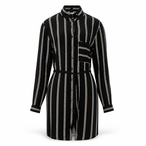 New Look Womens Black Striped  Cardigan Jumper Size 10