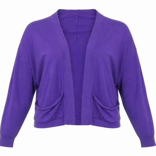 Limited Collection Womens Purple   Cardigan Jumper Size L
