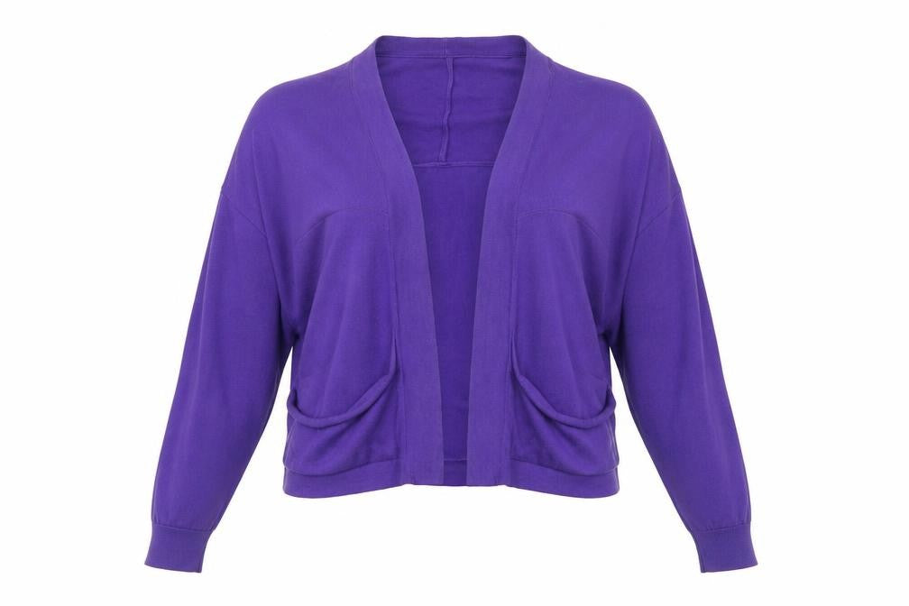 Limited Collection Womens Purple   Cardigan Jumper Size L