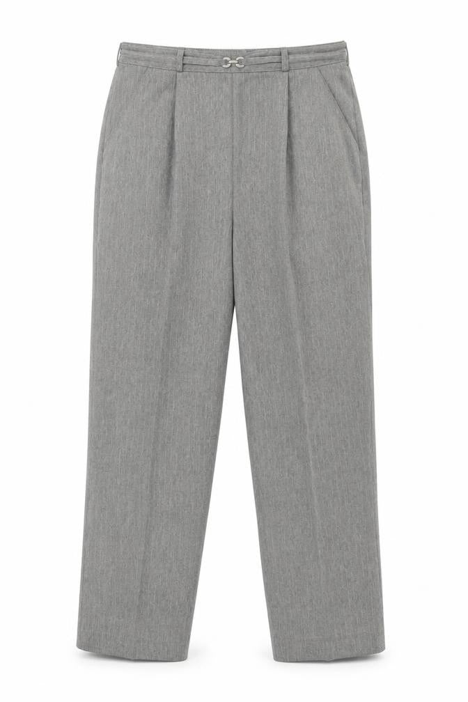 BM Womens Grey   Trousers  Size 10 L30 in