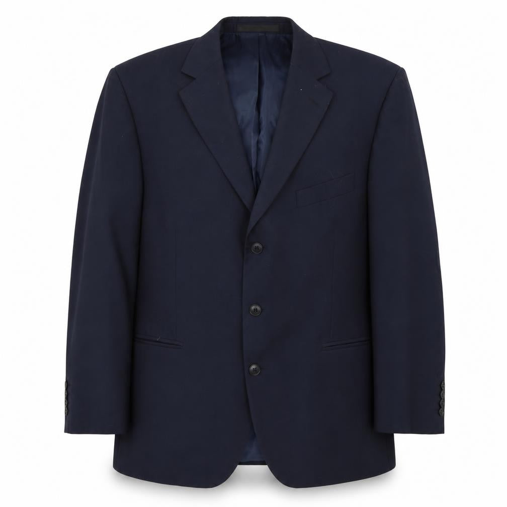 Marks and Spencer Mens Blue Striped  Jacket Suit Jacket Size XL