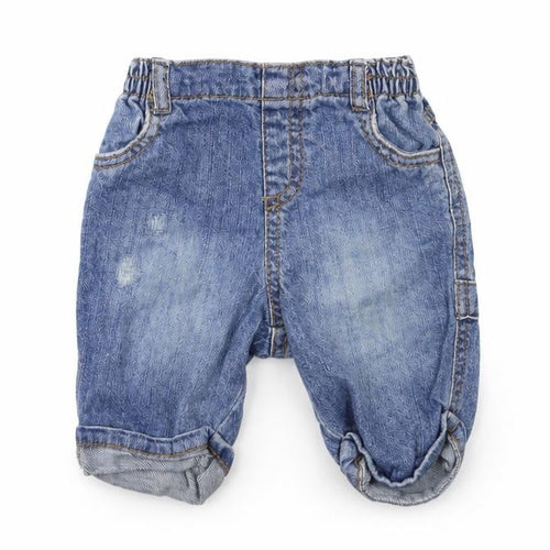 NEXT Baby Blue  Denim Track Pants Jeans Size Newborn