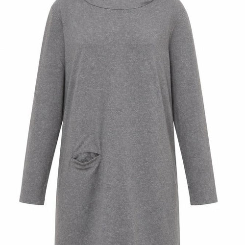 Viz A Viz Womens Grey   Jumper Dress  Size M